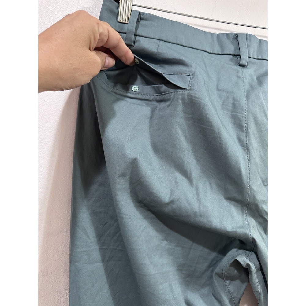 Lululemon Chinos Cropped Pants Casual Everyday Trousers Blue Size Unknown - Picture 7 of 13